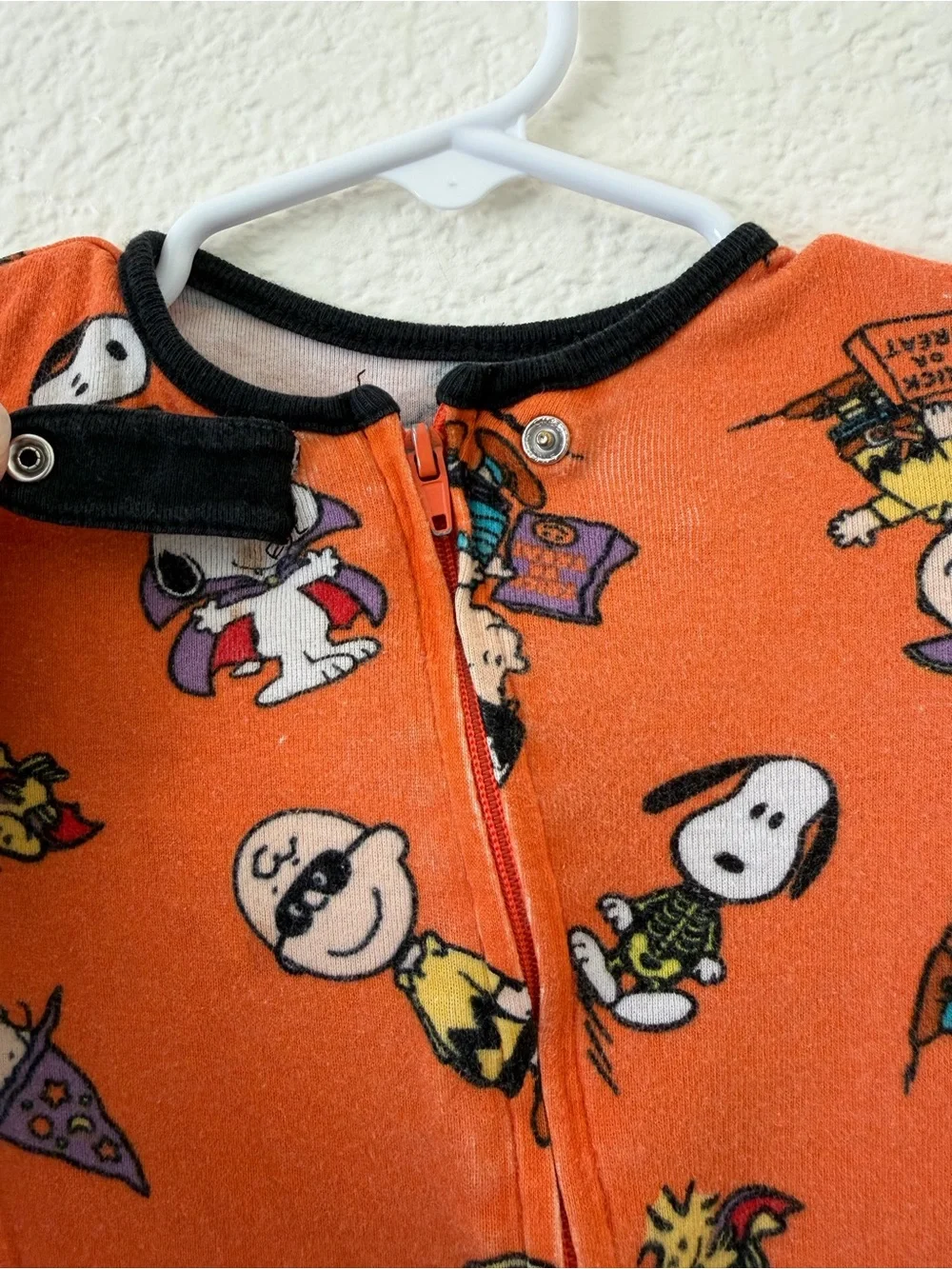 Peanuts Footless zipper Pajama